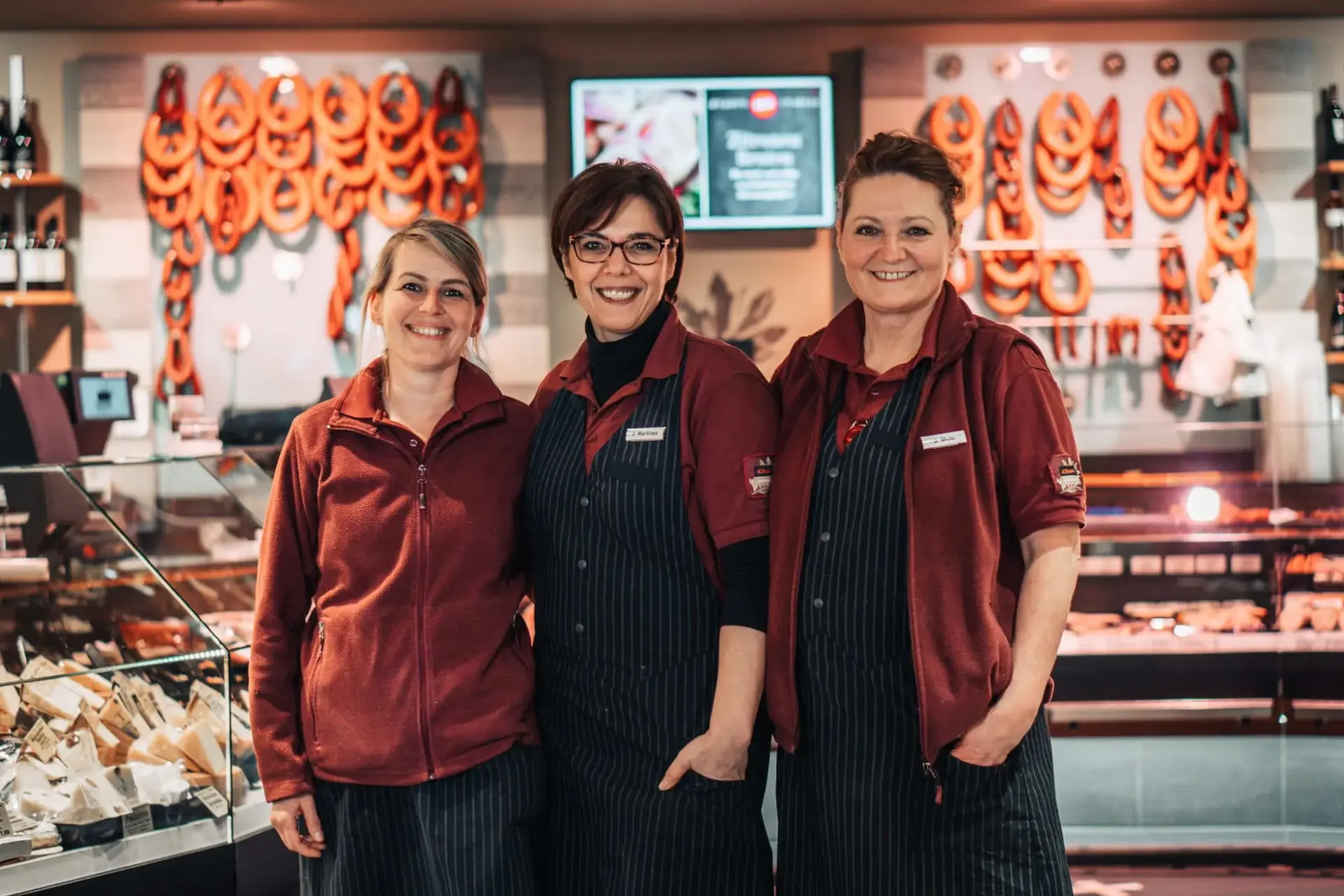 Claudia, Josi und Jasna unser Dreamteam in der metzgerei