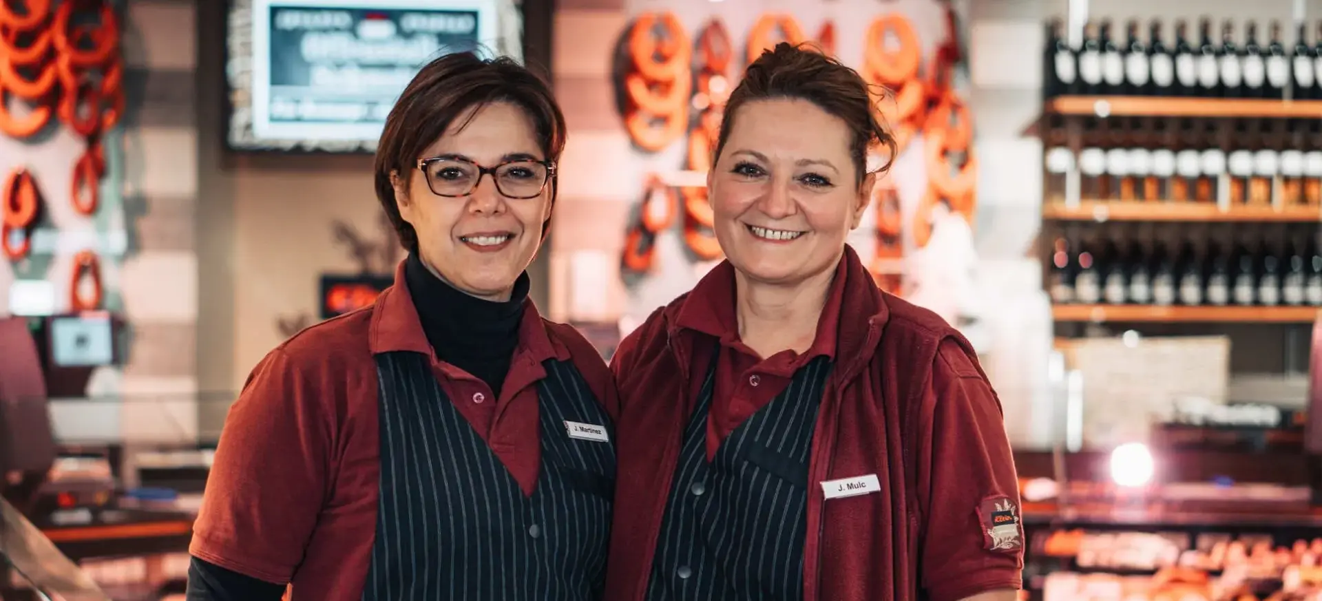 Dreamteam Jasna und Josi der Metzgerei Klein